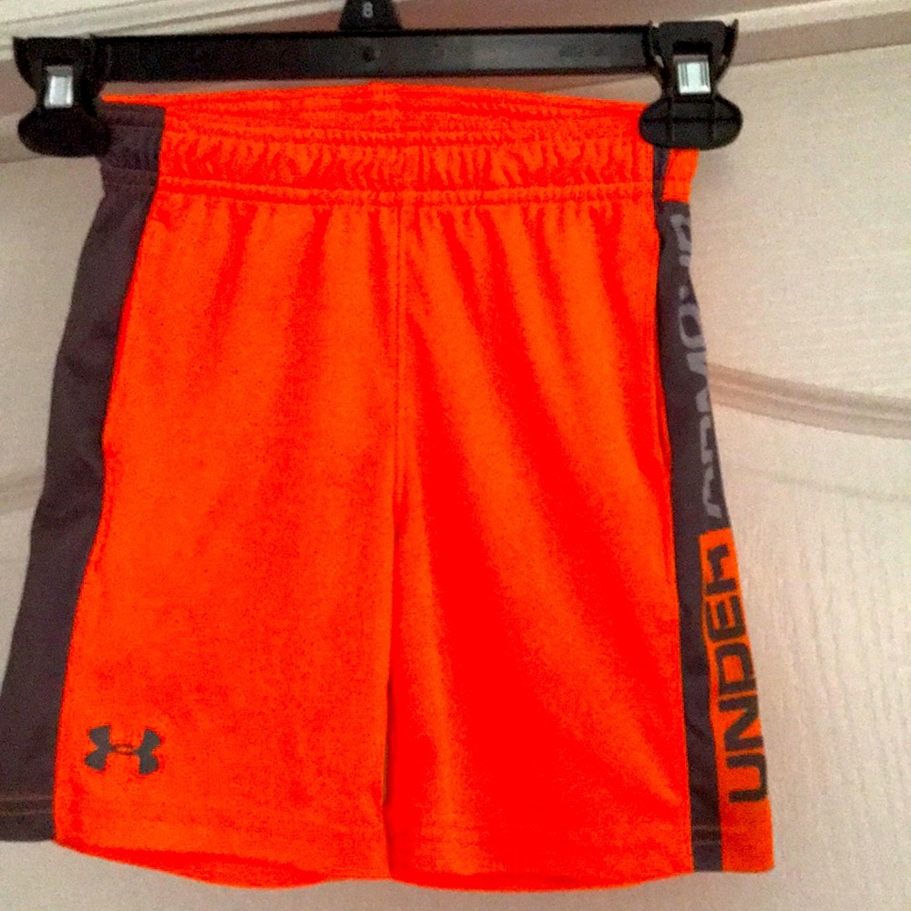 Under Armour shorts.